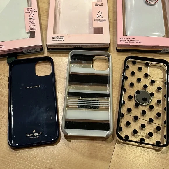Kate Spade Lot of 3 iPhone 11 Pro Max plastic cases. - Picture 2 of 5